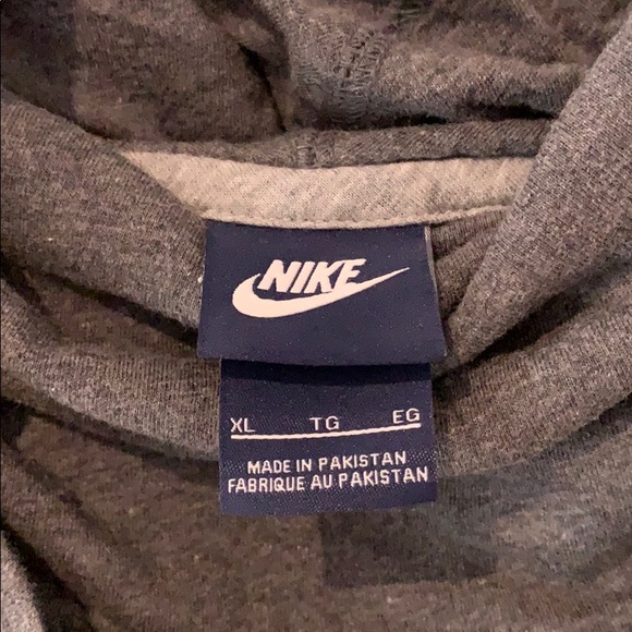 Nike gray hoodie XL - Picture 2 of 3
